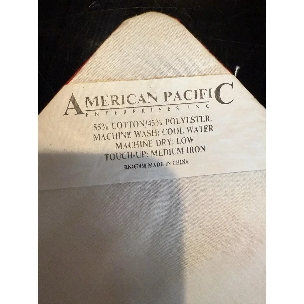 Set of 12 Vintage Quilted Christmas Placemats House Tree Stars American Pacific